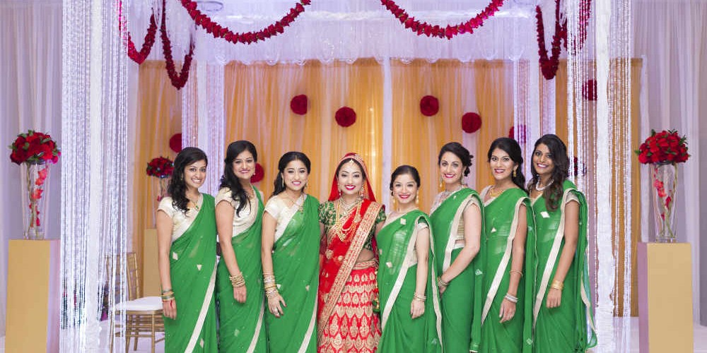 Mathur Ceremony Bridesmaids