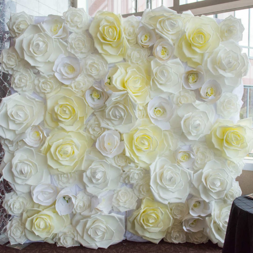 Casey Gatsby wedding floral wall