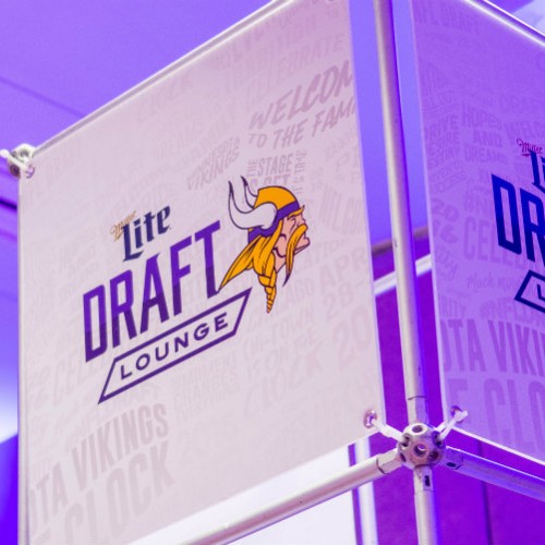Vikings Draft 2016 sign project image