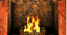 holiday fireplace 9 x 20 230-x-120