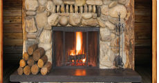 Stone Fireplace 230 x 120