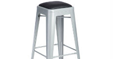 Tabouret Stool Silver 230 x 120