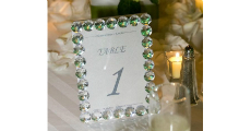 Table Number Crystal 230 x 120