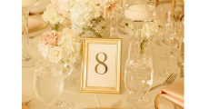 Table Number Gold 230 x 120