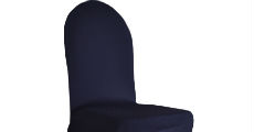 Navy blue chair covers