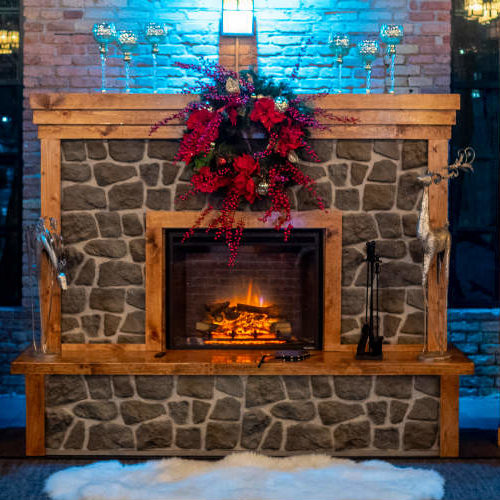 Mosaic Holiday 2018 Fireplace