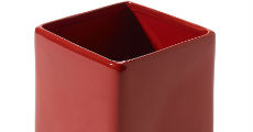 Ceramic Red 5 inch square